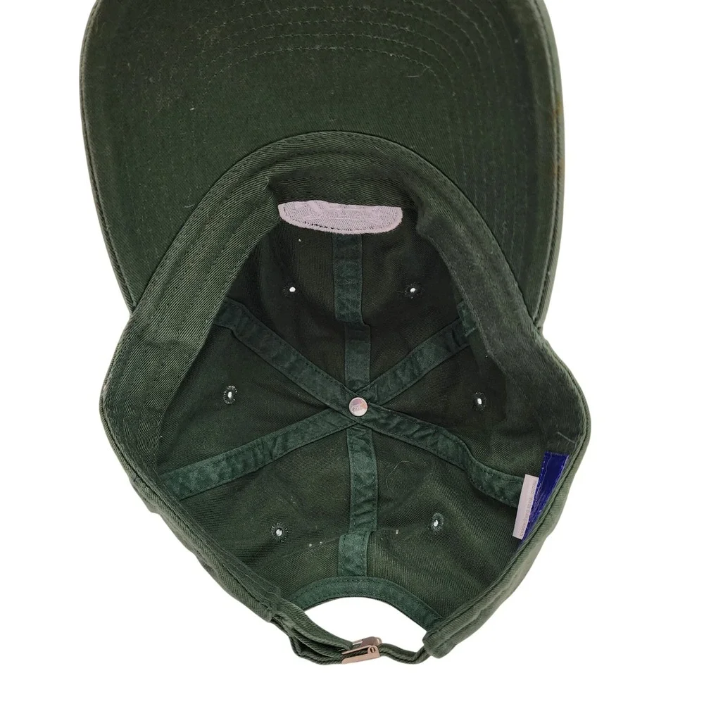 Reebok NFL New York Jets Hat Mens Green Cotton Adjustable Strap Dad Cap Logo - Picture 7 of 9